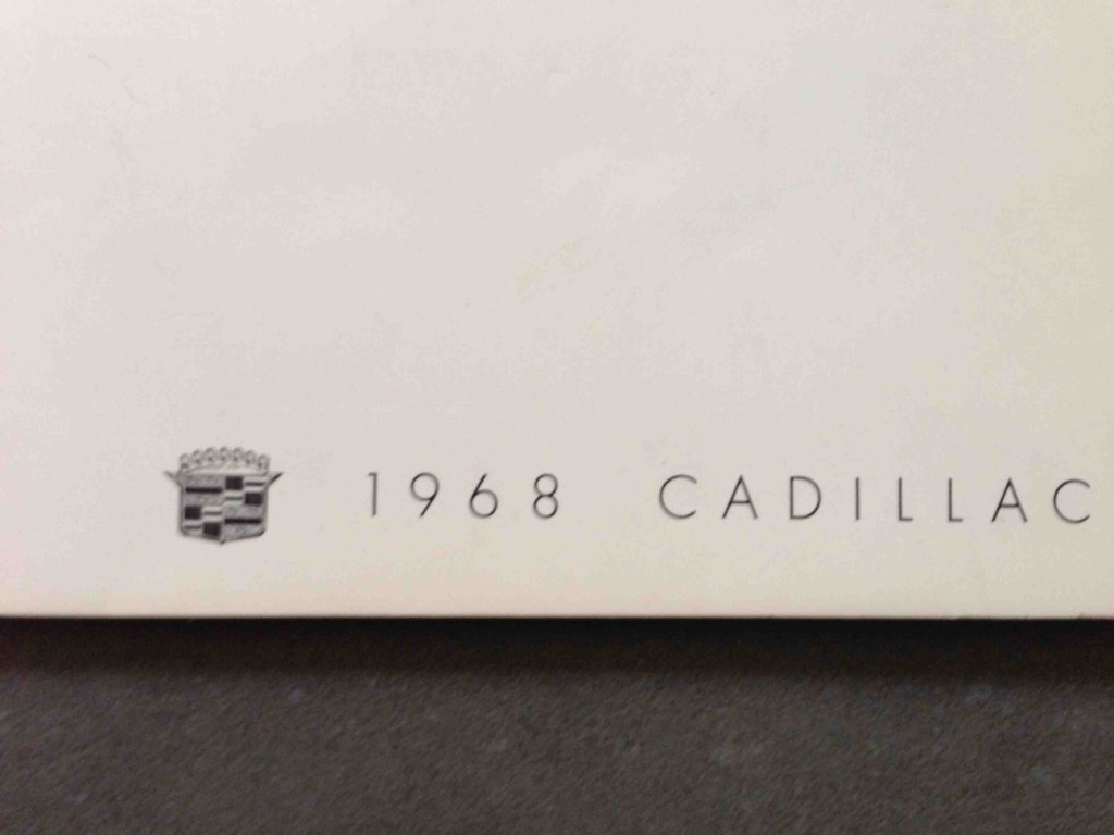 catalogue Cadillac 1968