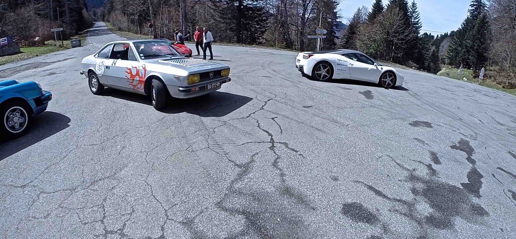 Lancia Beta au Col de Menté