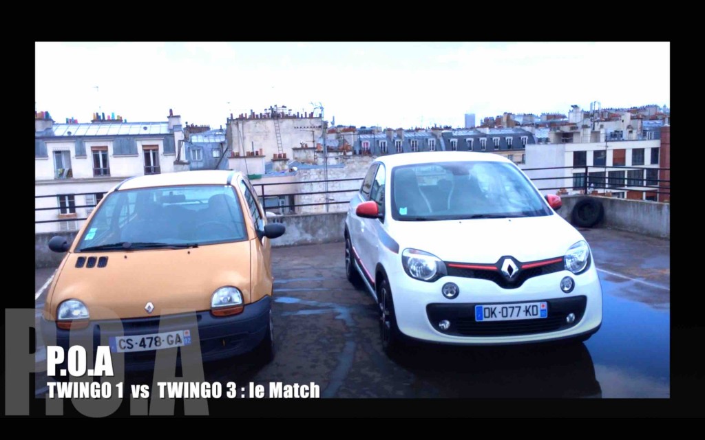 Twingo 1 face Twingo 3