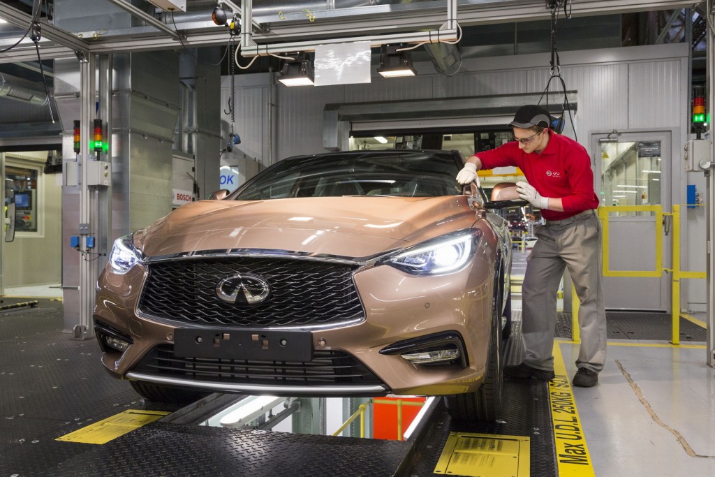 Infiniti Q30 Sunderland UK production 2