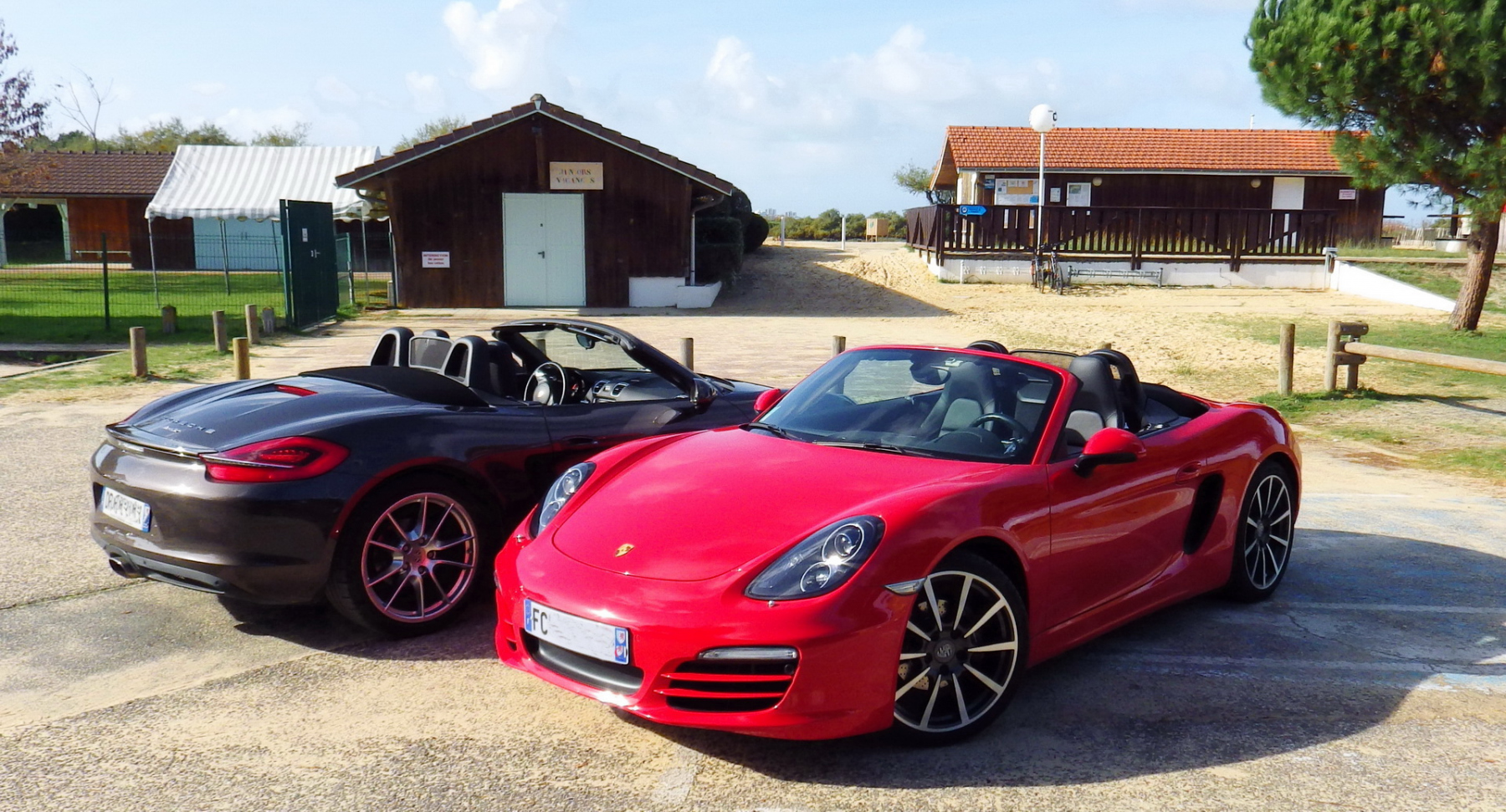Illustration - Porsche Boxster 981 Avant/Arrière