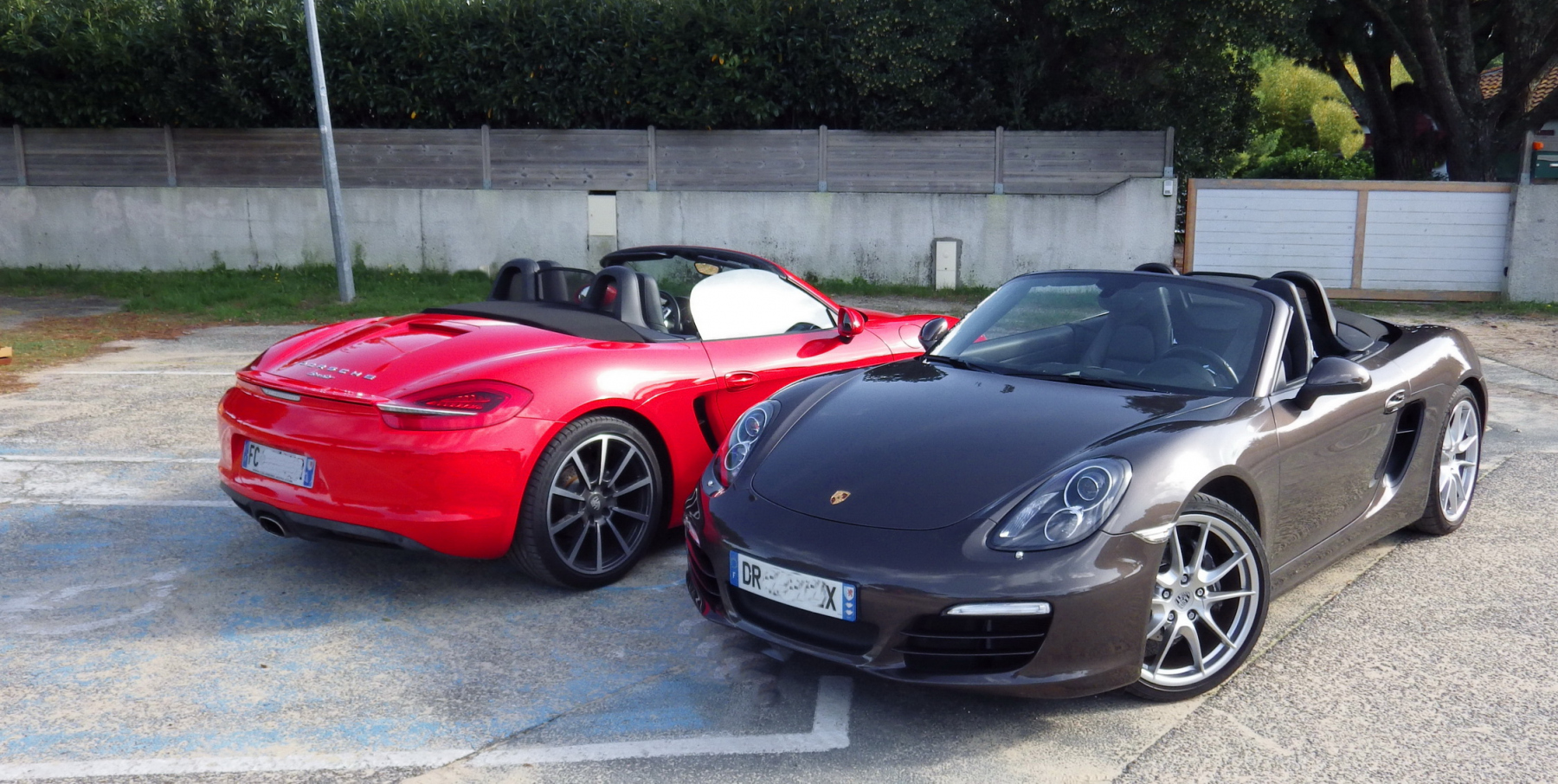 Illustration - Porsche Boxster 981 Avant/Arrière