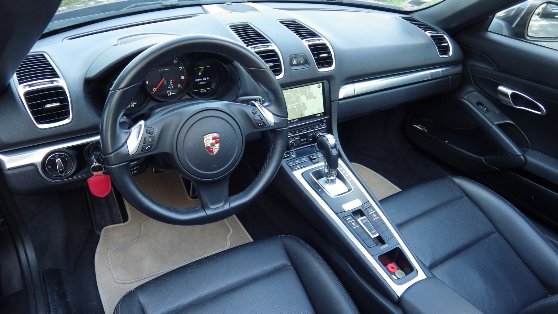 Illustration - Porsche Boxster 981 Intérieur