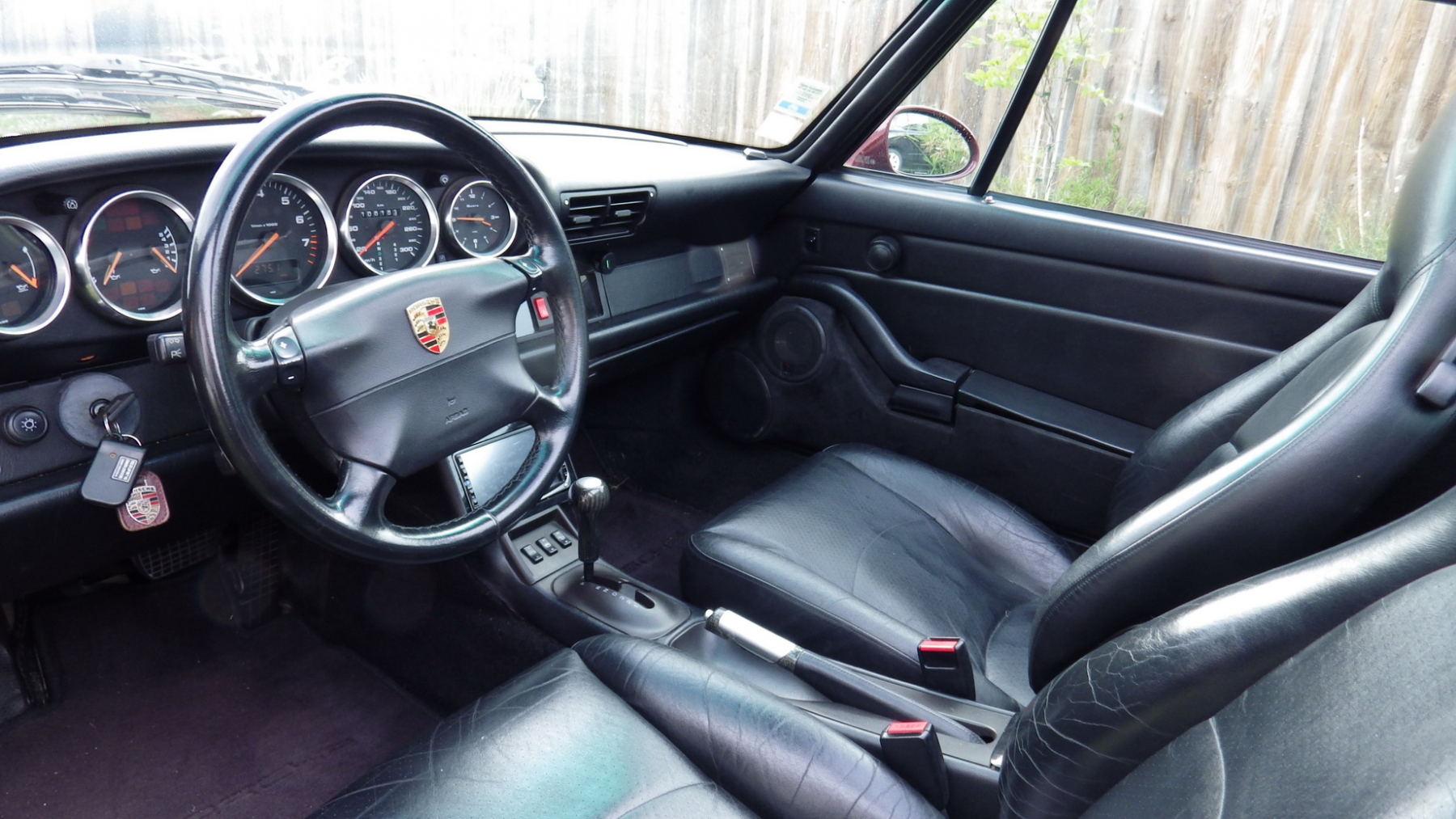 Illustration - Porsche 993 Targa Intérieur