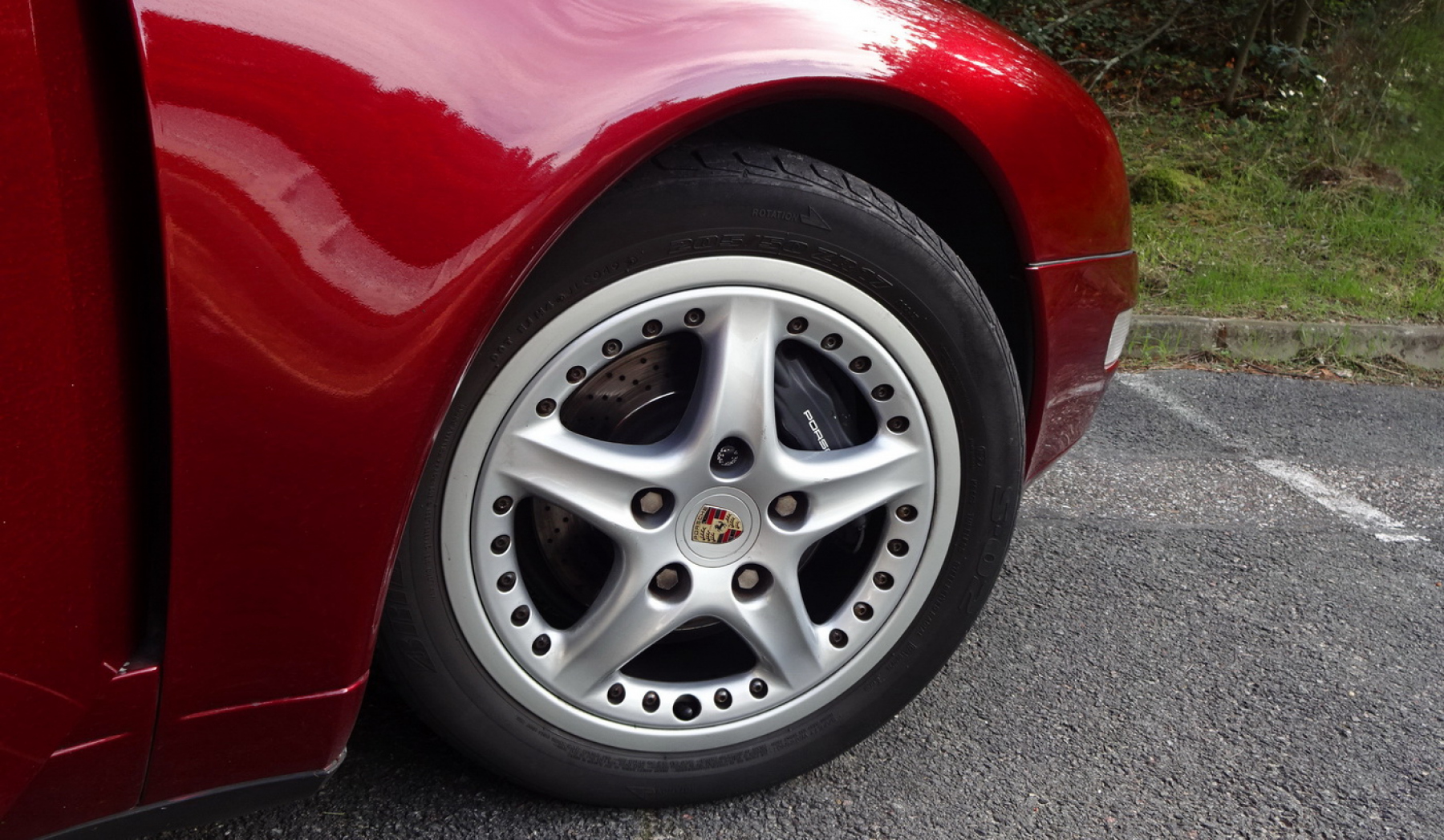 Illustration - Porsche 993 Targa Jantes