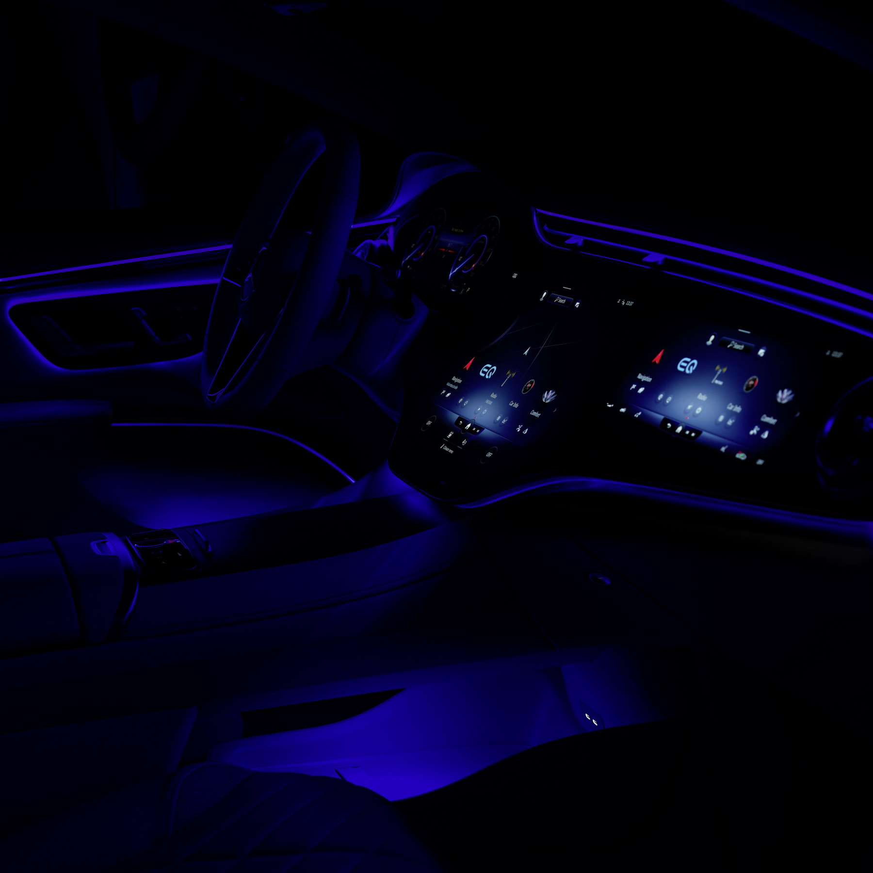 Illustration - Mercedes EQS