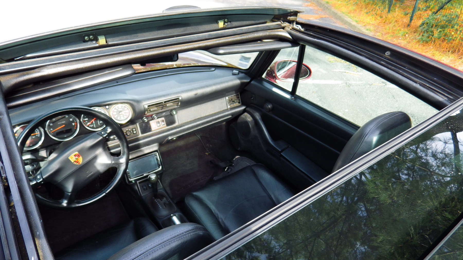 Illustration - Porsche 993 Targa Toit Ouvrant