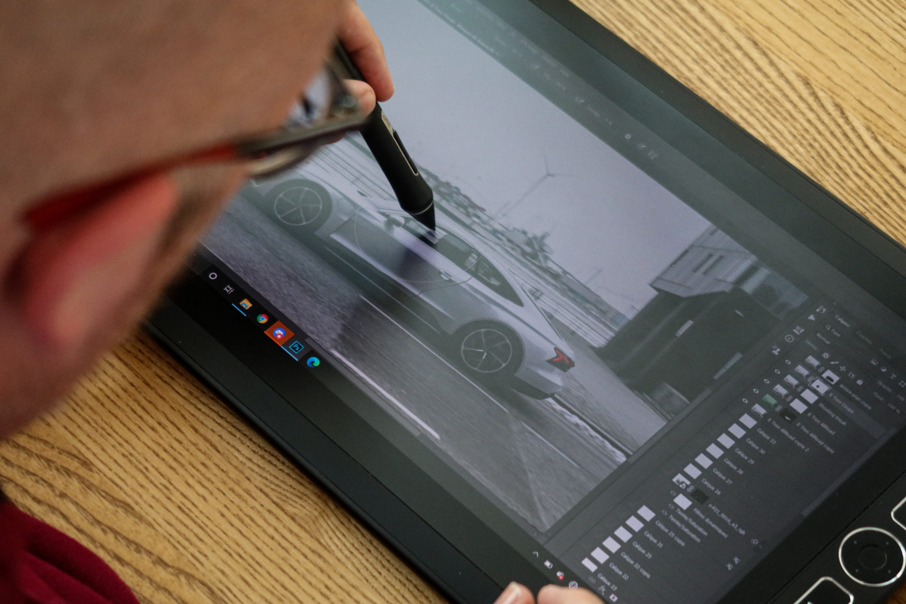 Illustration - Laurent Schmidt X POA Audi e-tron GT