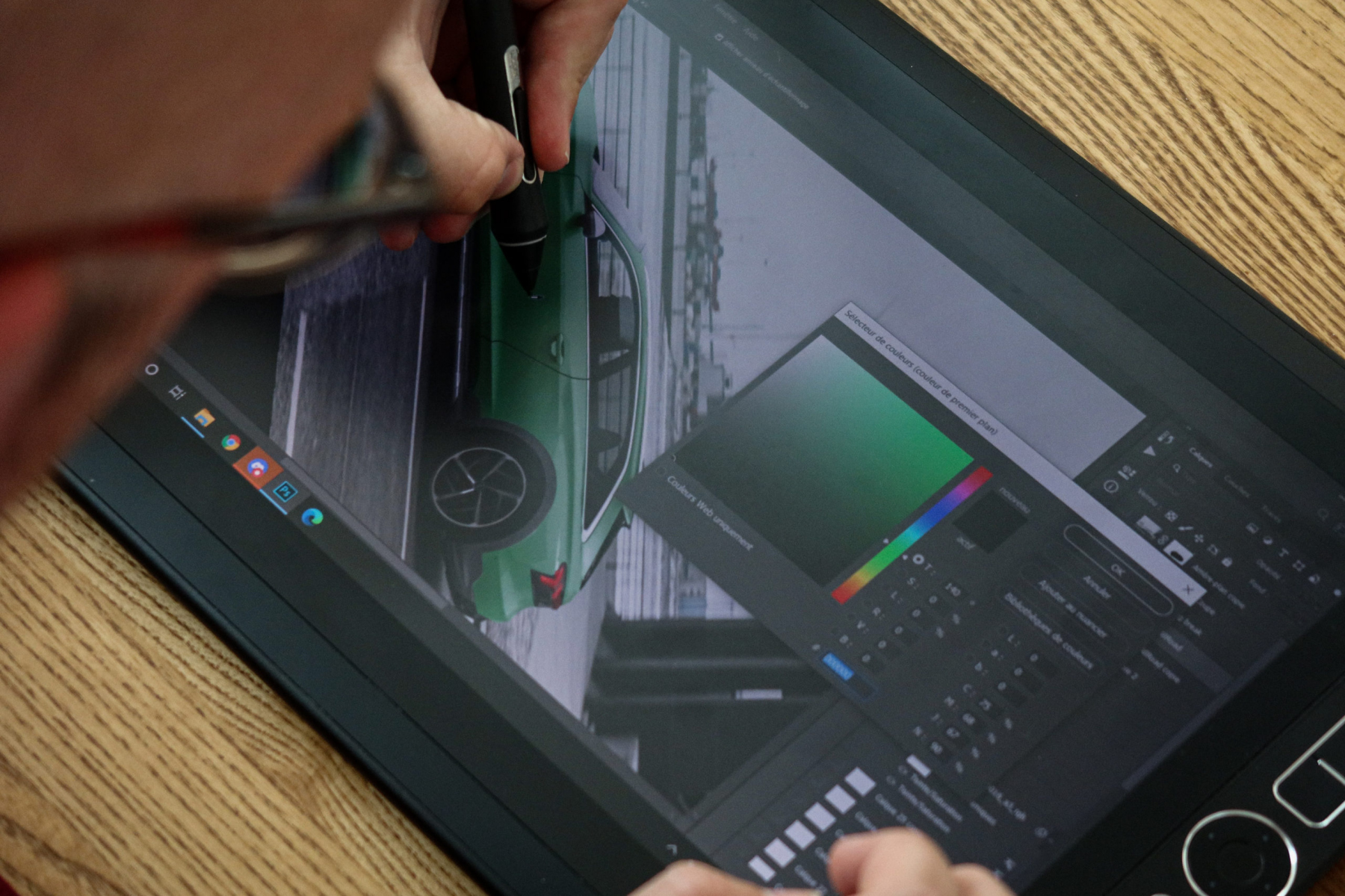 Illustration - Laurent Schmidt X POA Audi e-tron GT