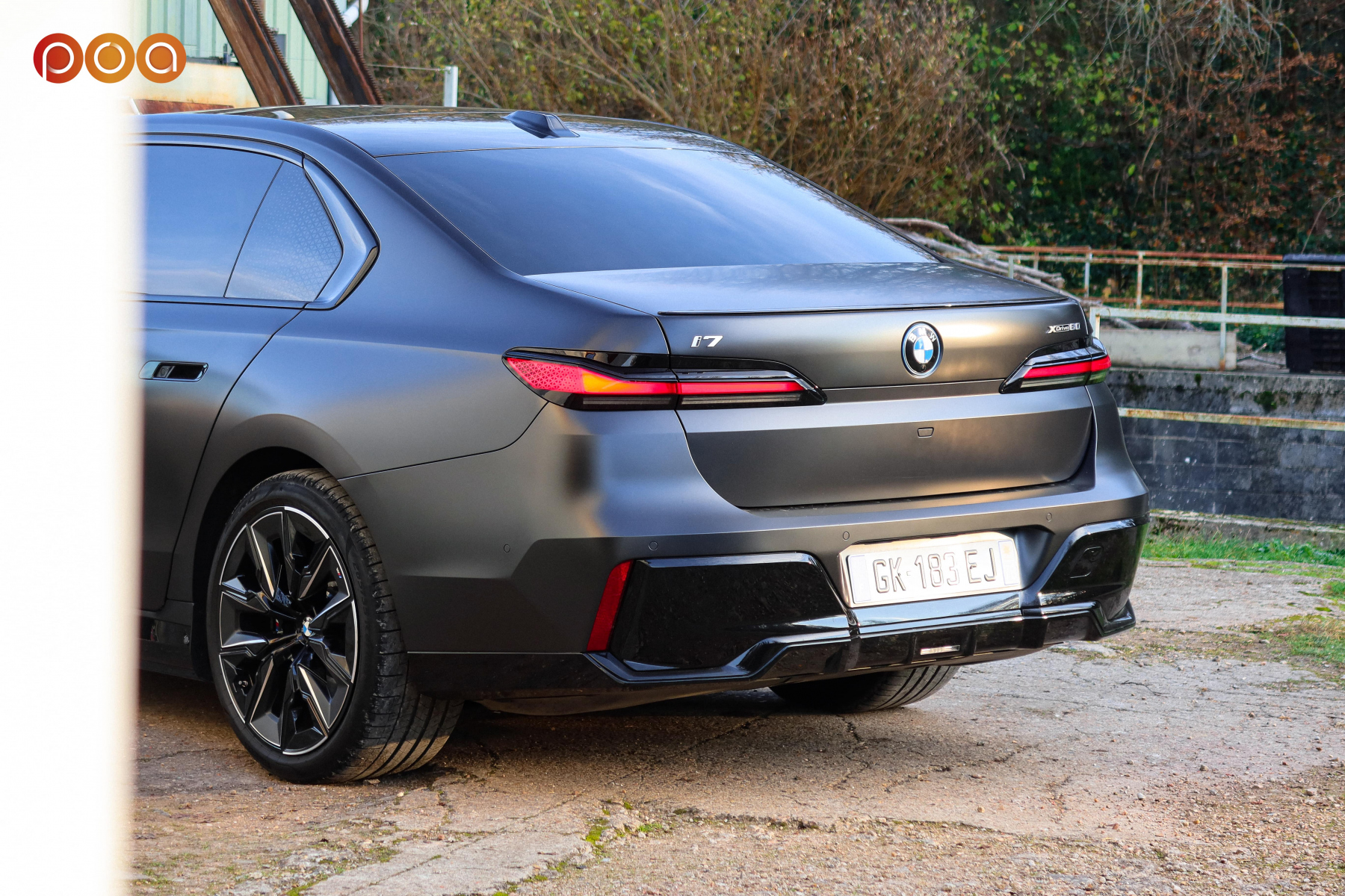 Illustration - Essai à la POA BMW i7