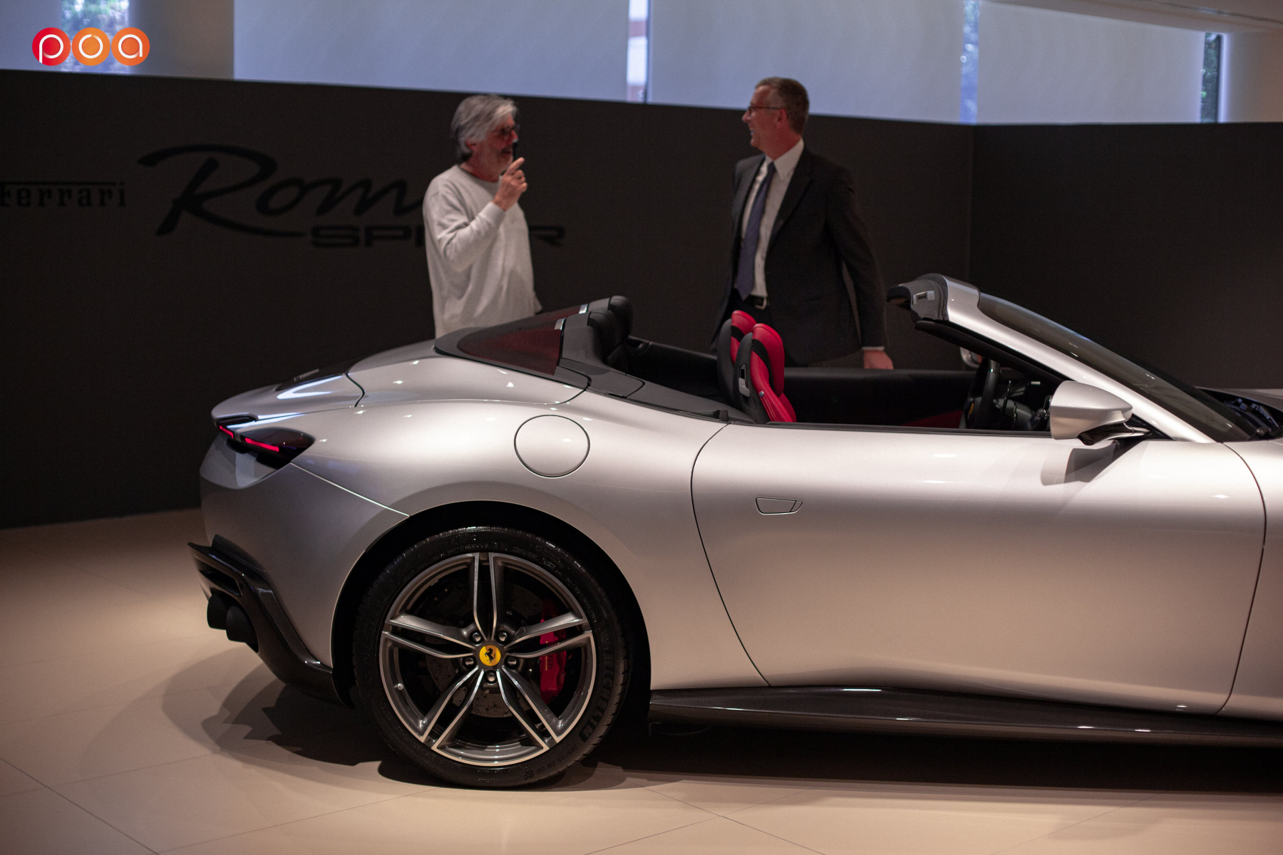 Illustration - Première Images Ferrari Roma Spider