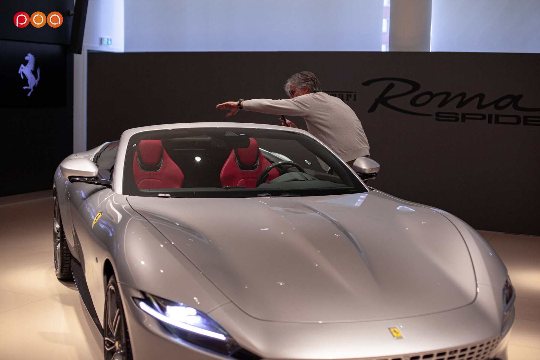 Illustration - Première Images Ferrari Roma Spider