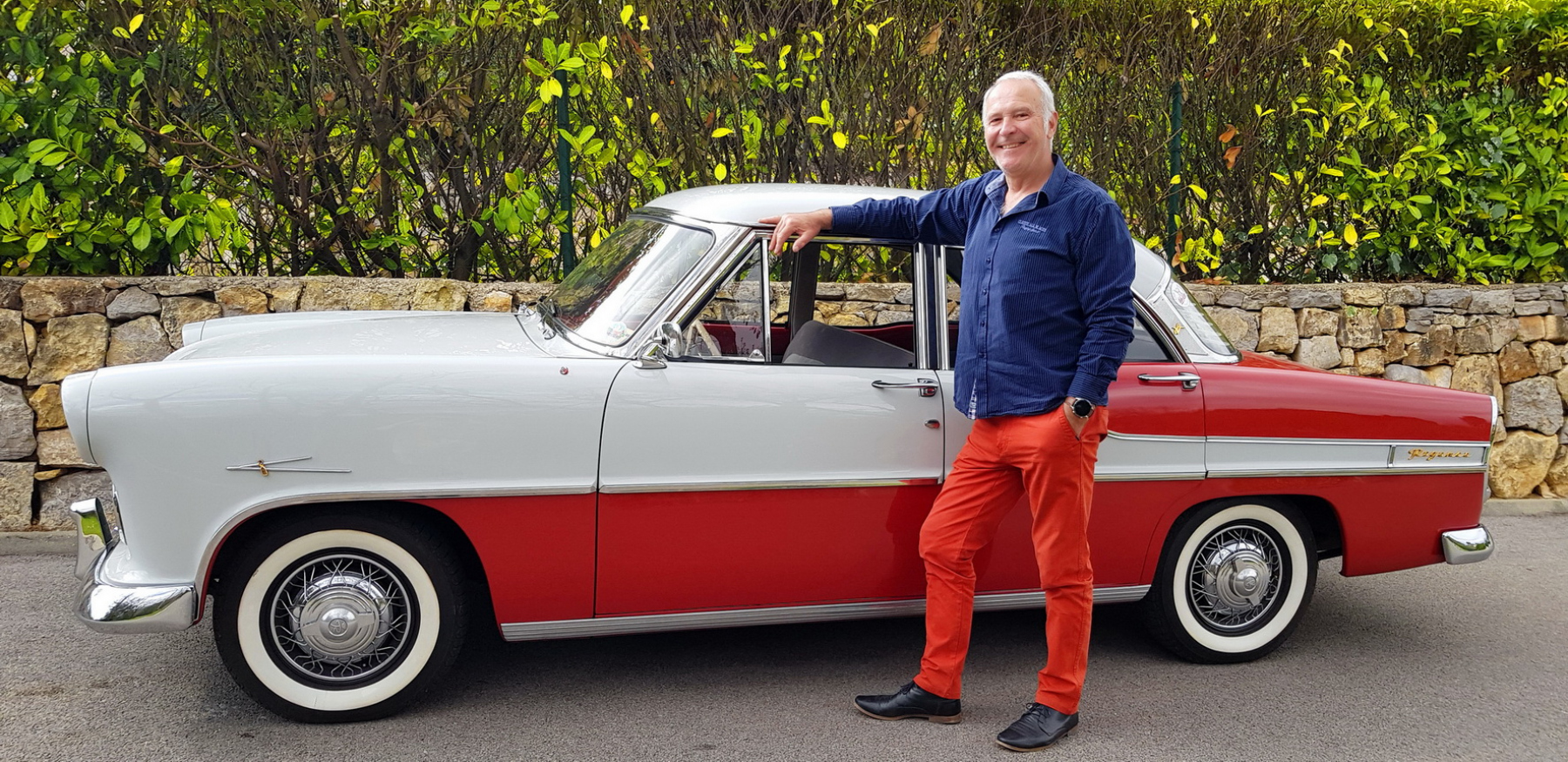 Illustration - Simca Vedette Regence V8 1957 Loic
