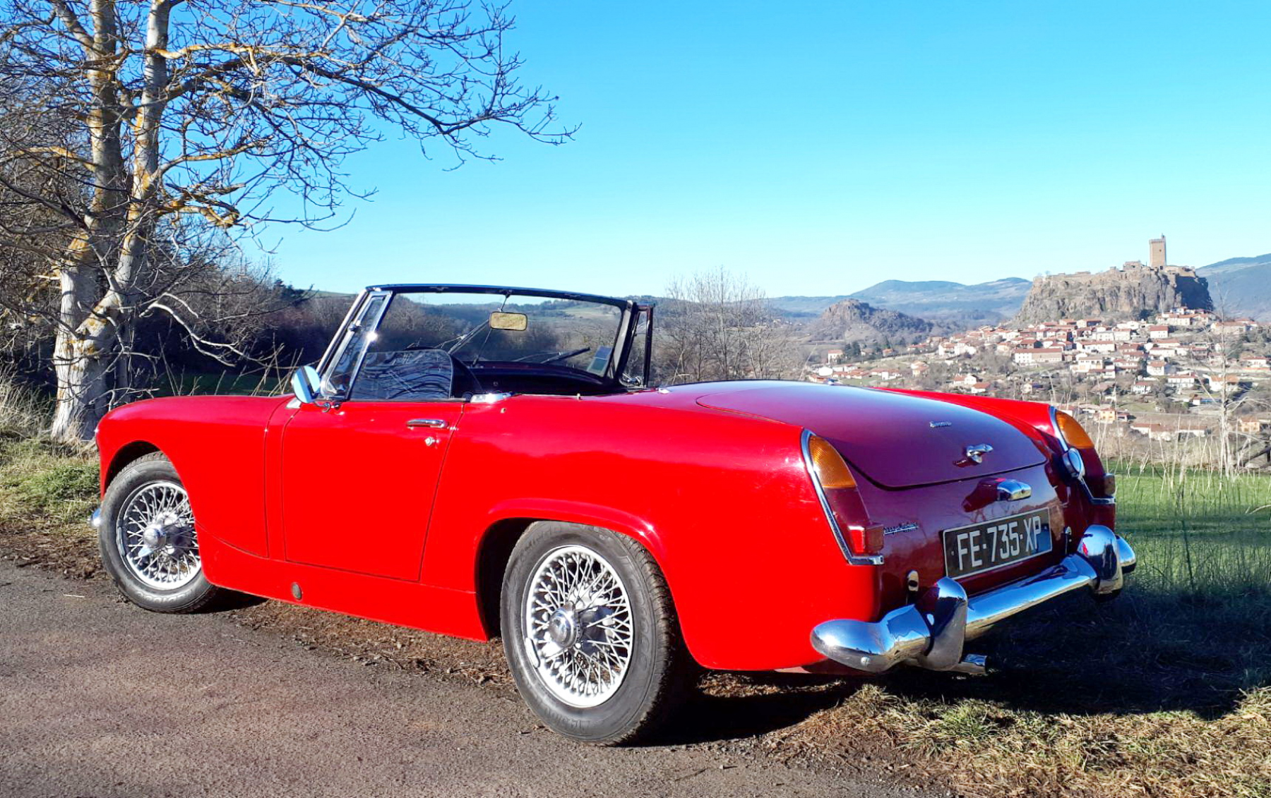 Illustration - Austin Healey Sprite MK3 1965 Arrière