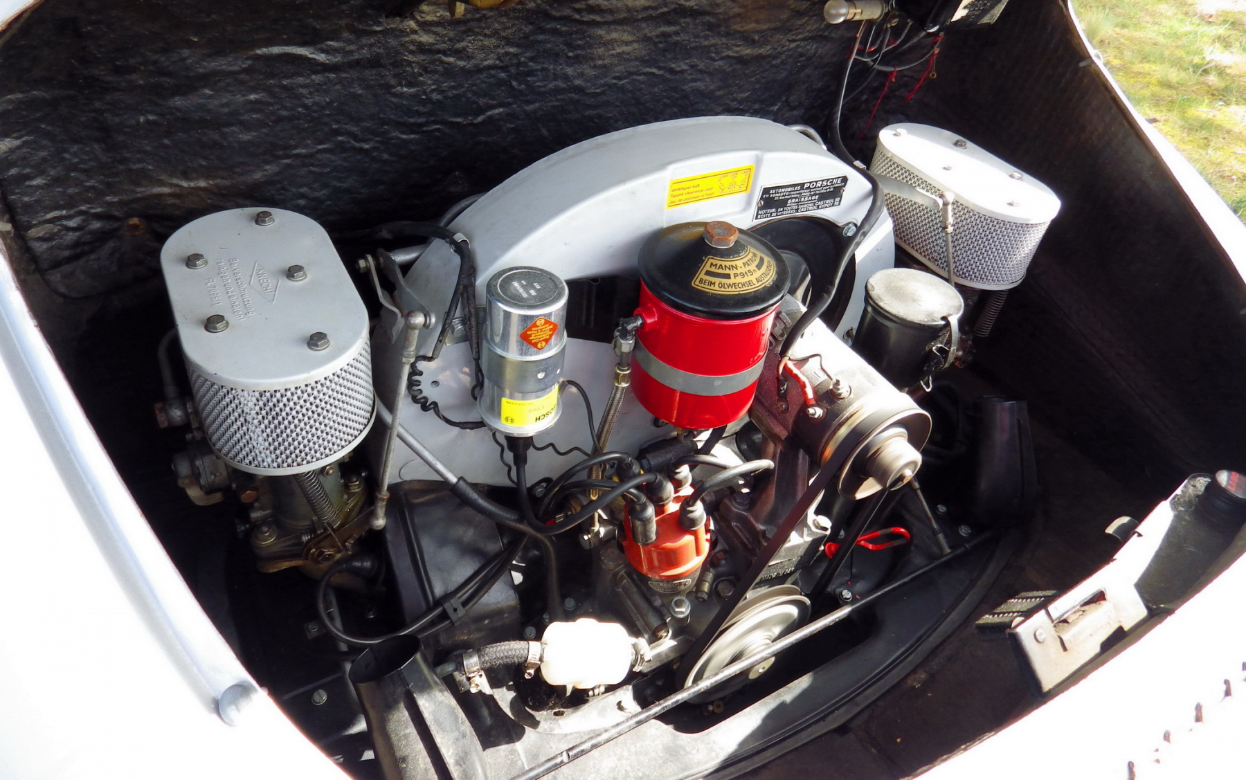 Illustration - Porsche 356 B 1962 Moteur