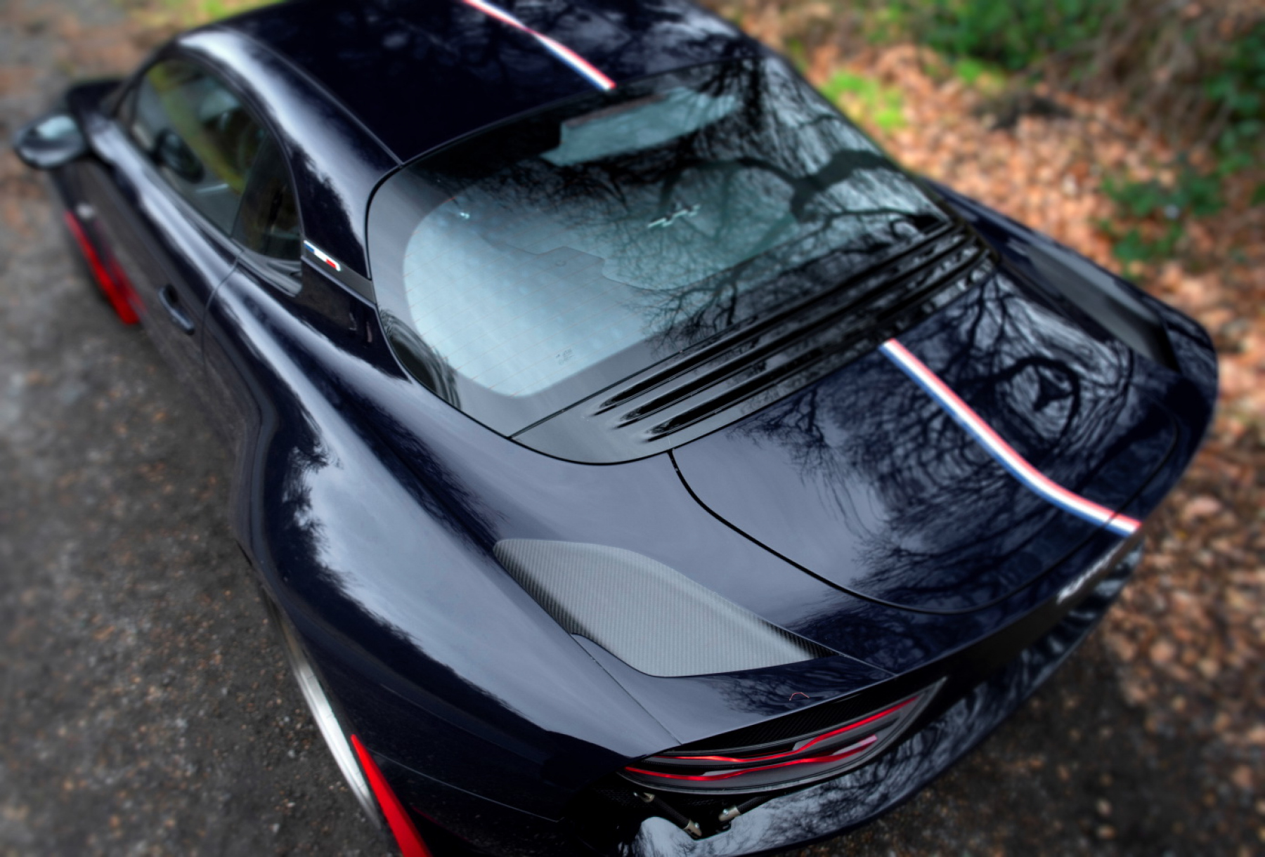 Illustration - Alpine A110 Ravage 2021 Bande Tricolor
