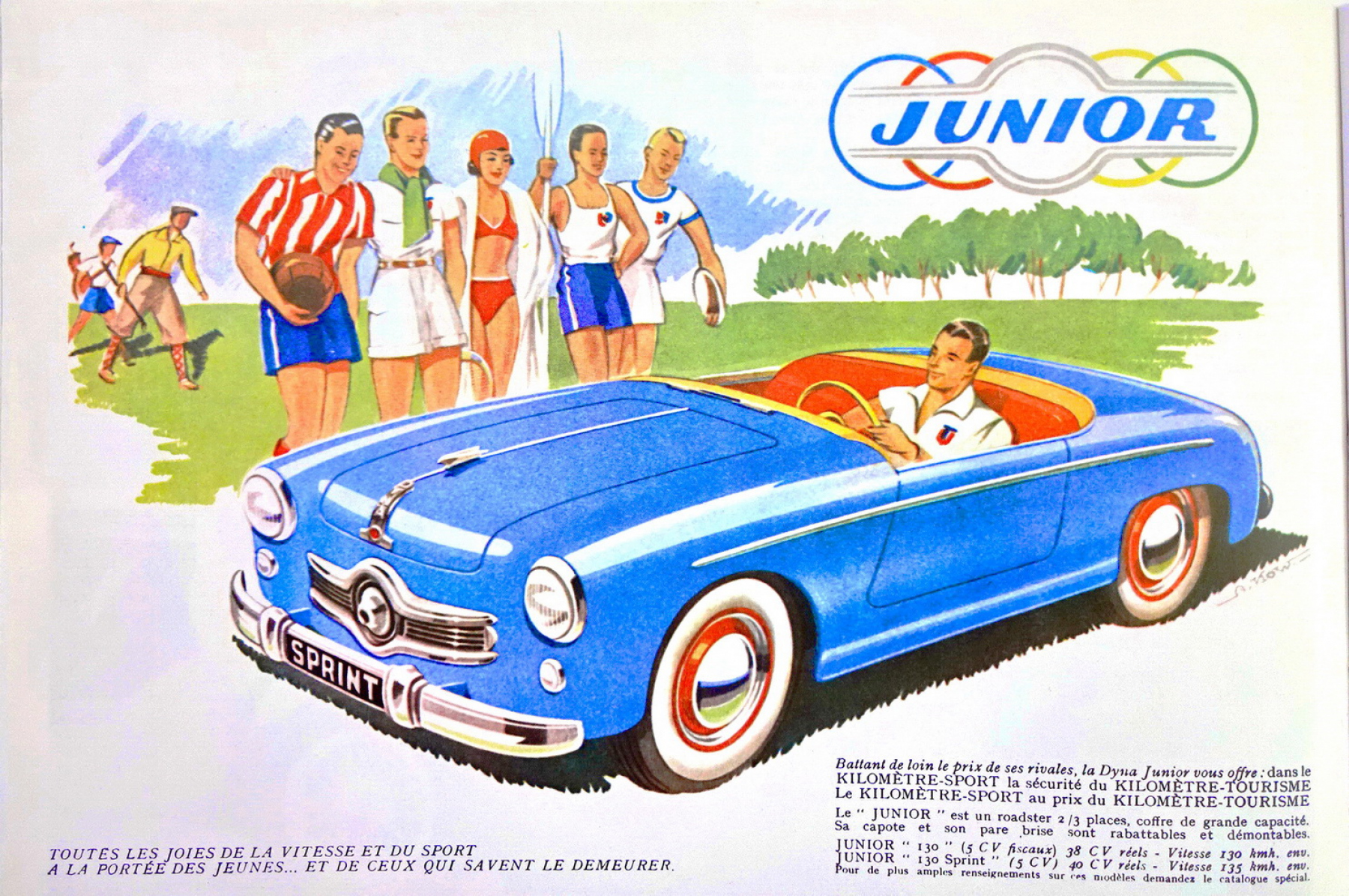 Illustration - Panhard Junior 1953 Essais de Patrice