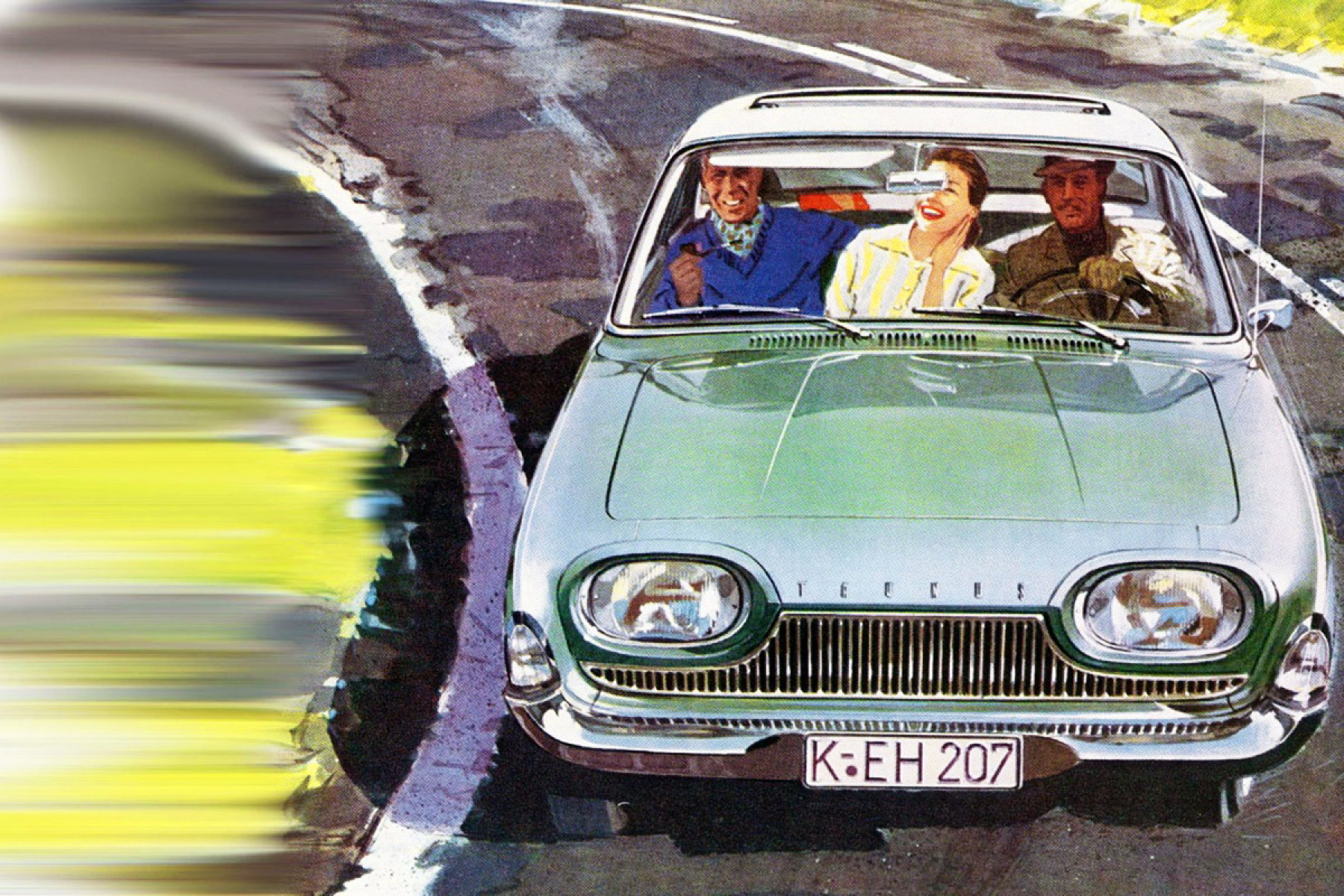 Illustration - Ford Taunus 17M 1968 Archive