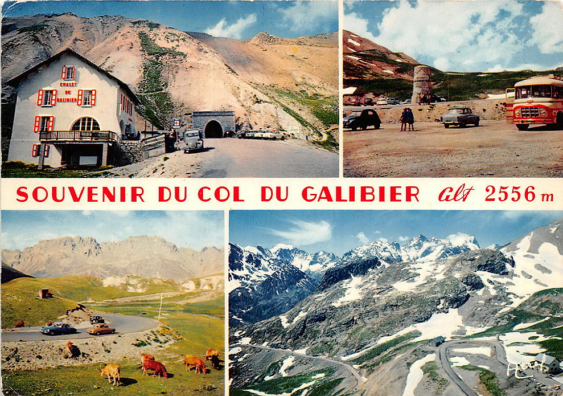 Illustration - Souvenirs d'Autos (341) En panne dans le Galibier