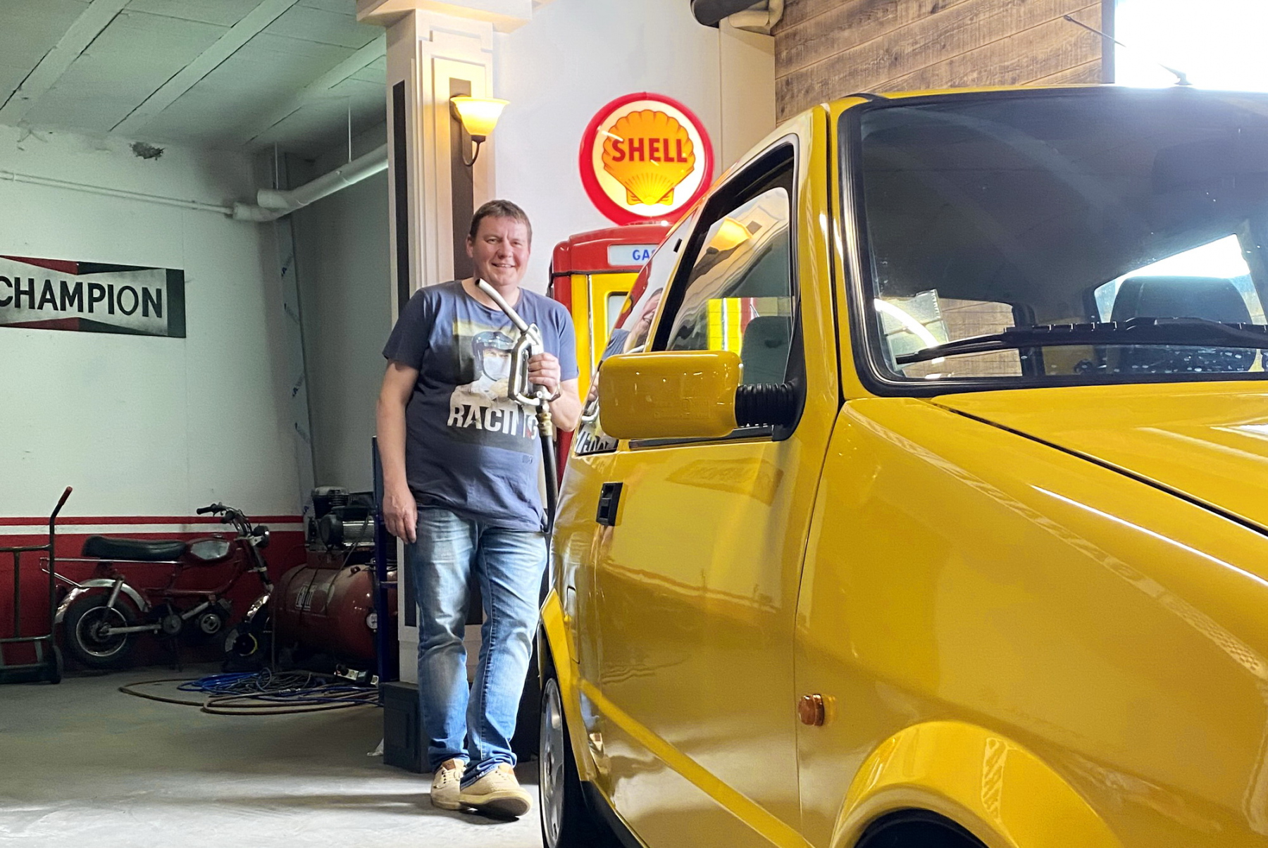 Illustration - Fiat Cinquecento Sporting Essais de Patrice