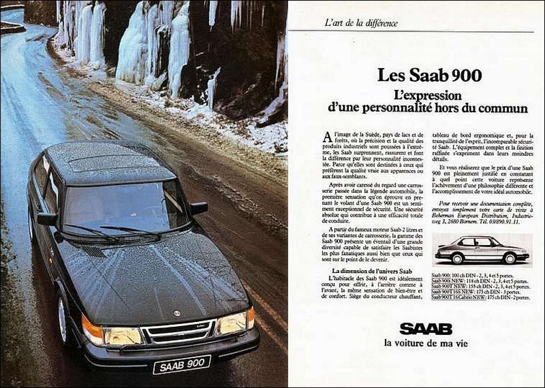 Illustration - Saab 900