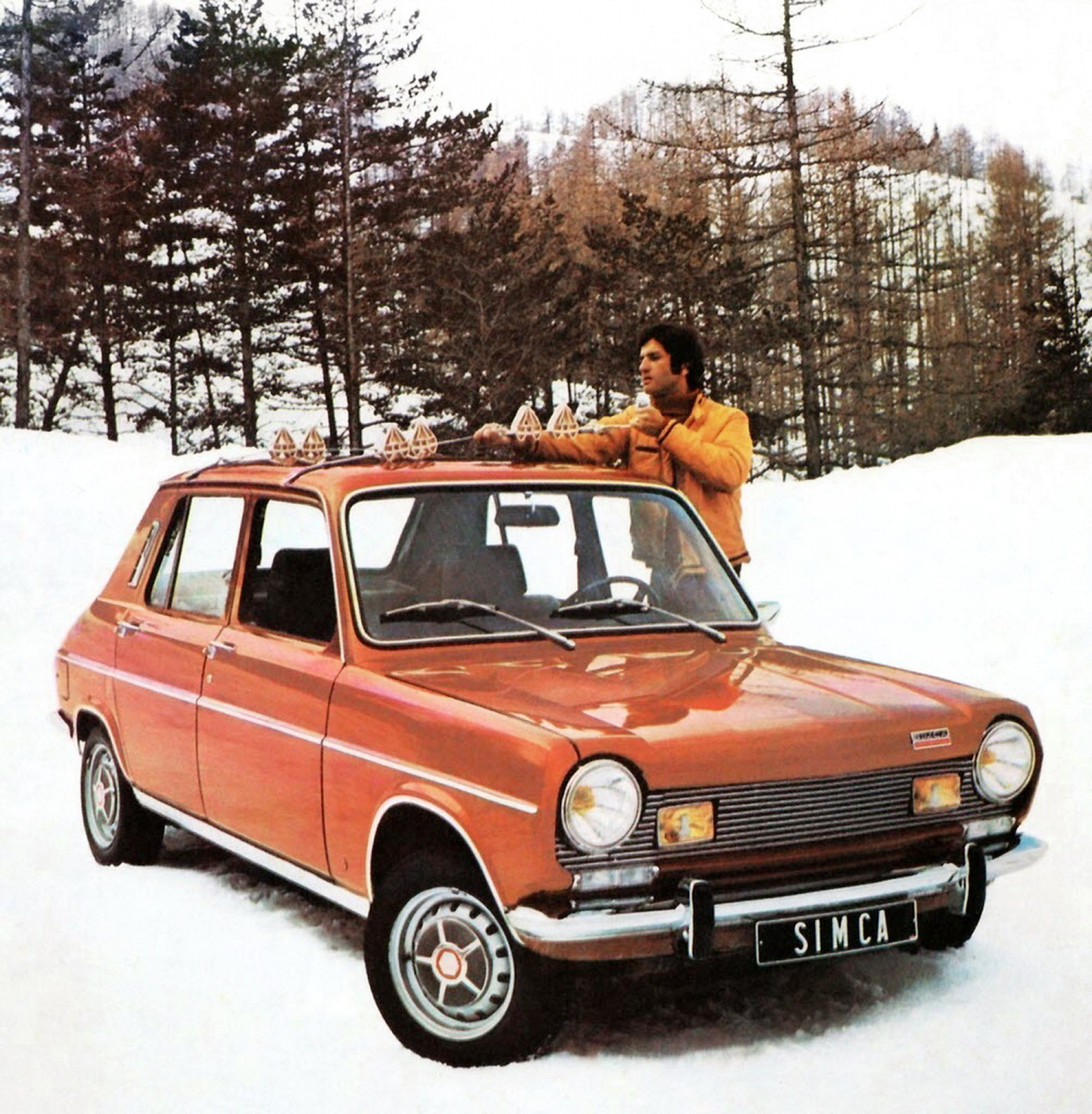 Illustration - Publicité Simca 1100 GLS