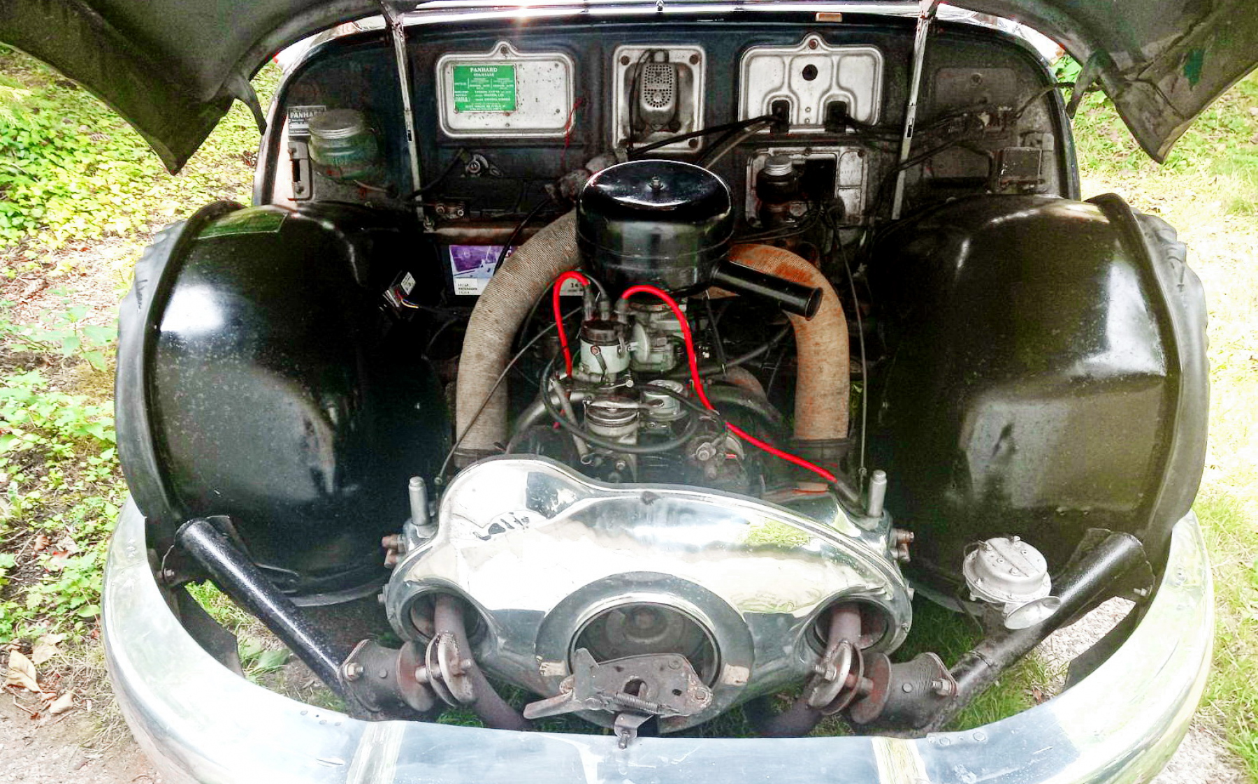 Illustration - Panhard PL17 moteur