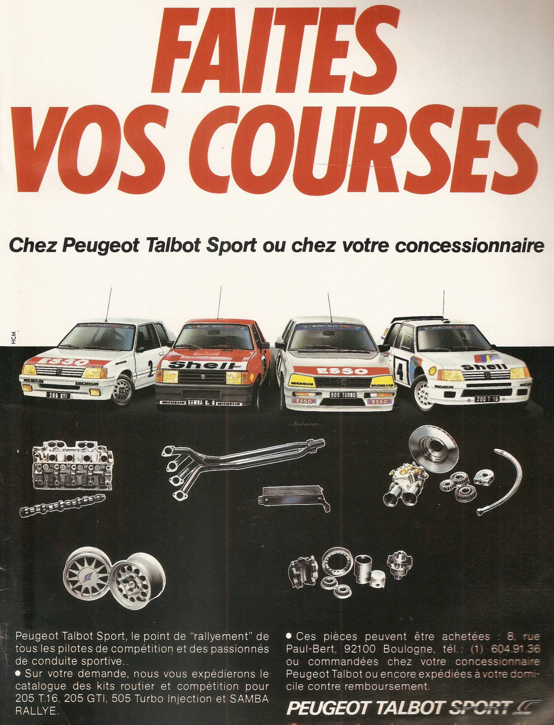Illustration - Les Essais de Patrice Peugeot 205