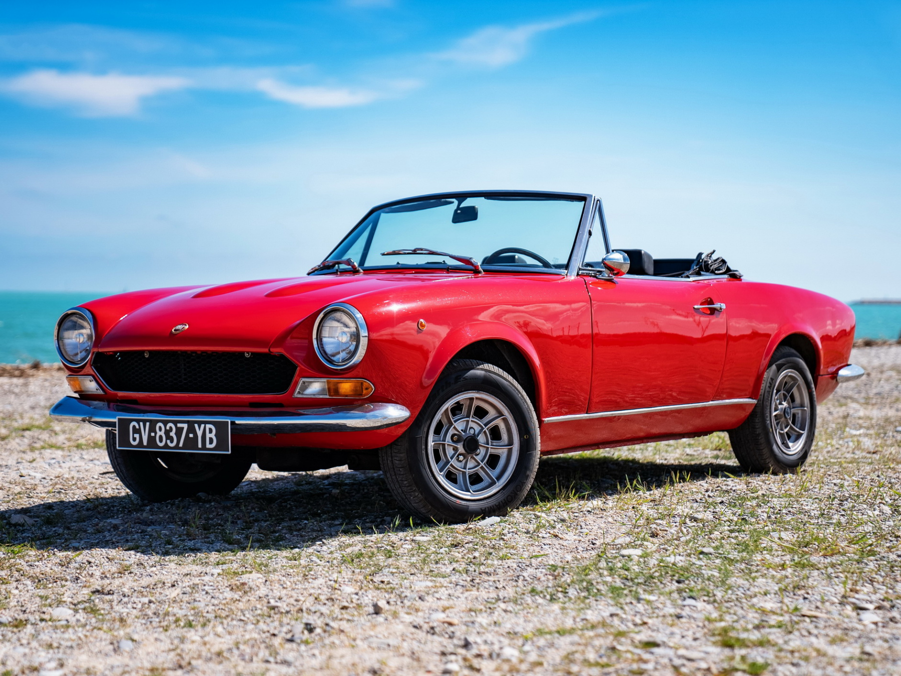 Illustration - Fiat 124 Spider
