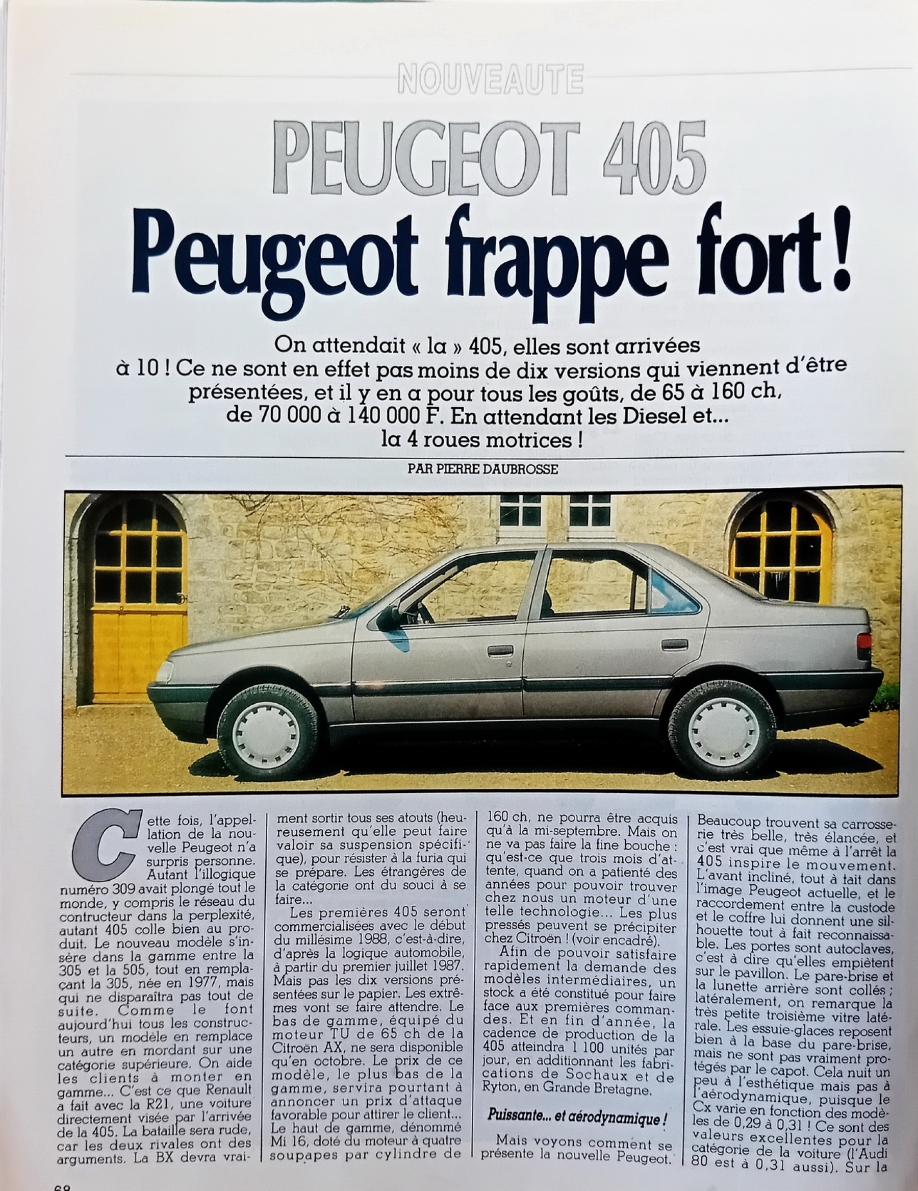 Illustration - Peugeot 405