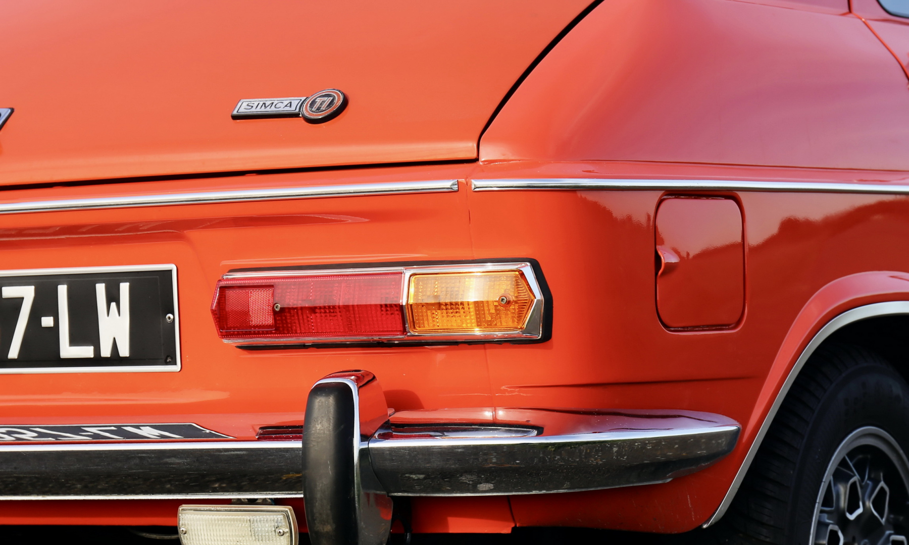 Illustration - Simca 1100 TI