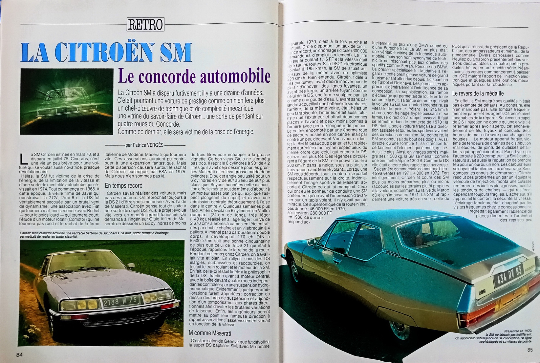 Illustration - Citroën SM