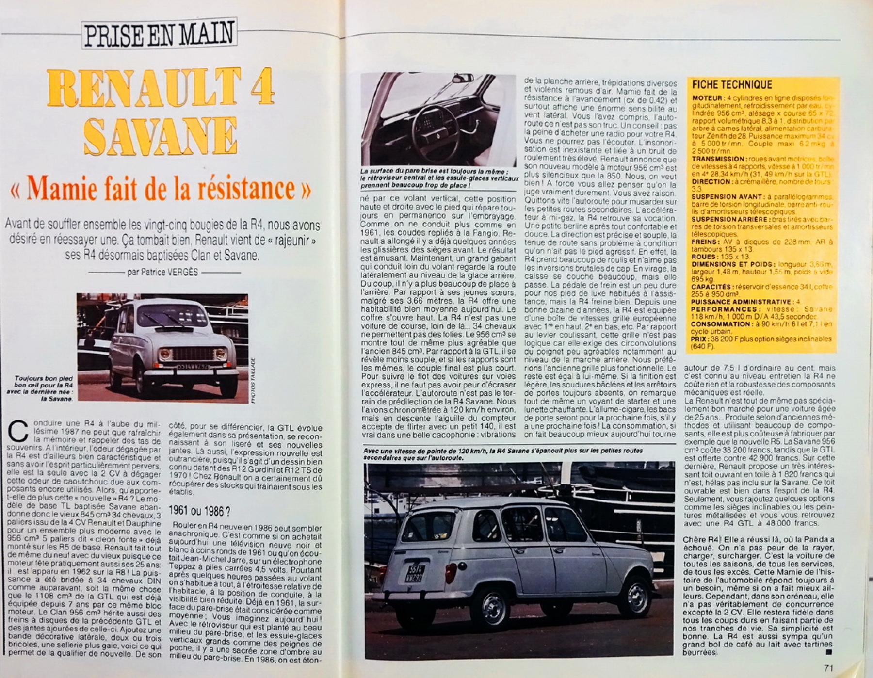 Illustration - Renault 4 Savane