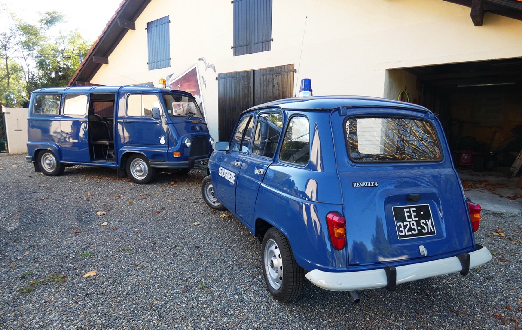 Illustration - Renault 4 Gendarmerie