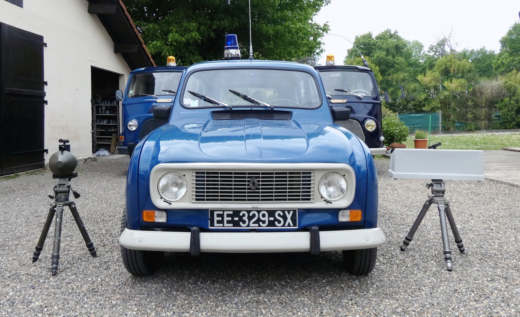Illustration - Renault 4 Gendarmerie